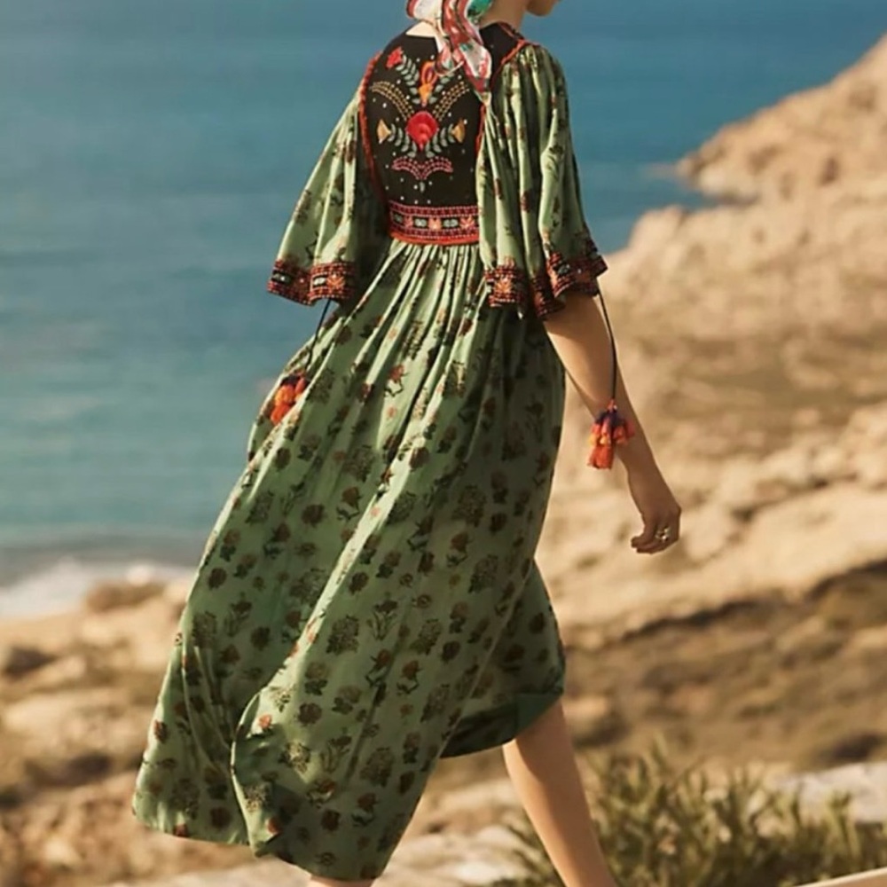 Anthropologie Verb Basil Dress NWT Sz S - Picture 13 of 13